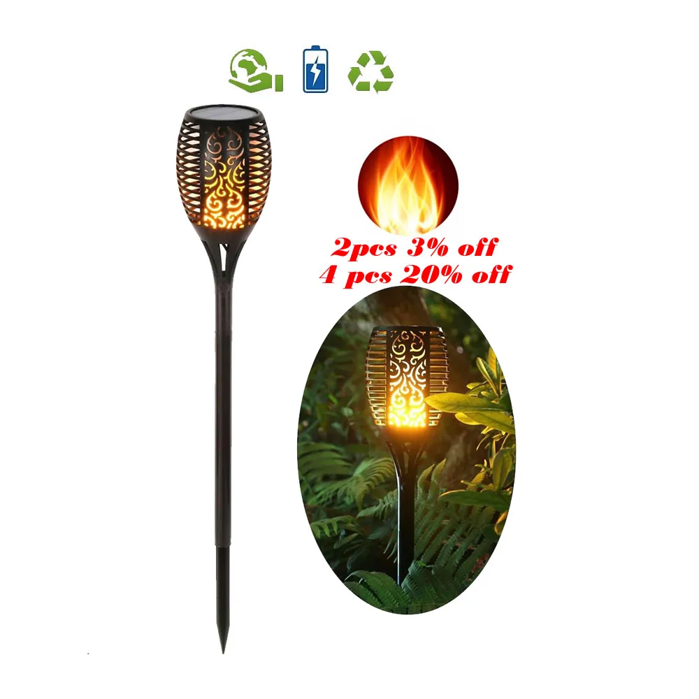 Солнечный 33 светодиодный фонарь с лужайкой Беспроводная Легкая установка