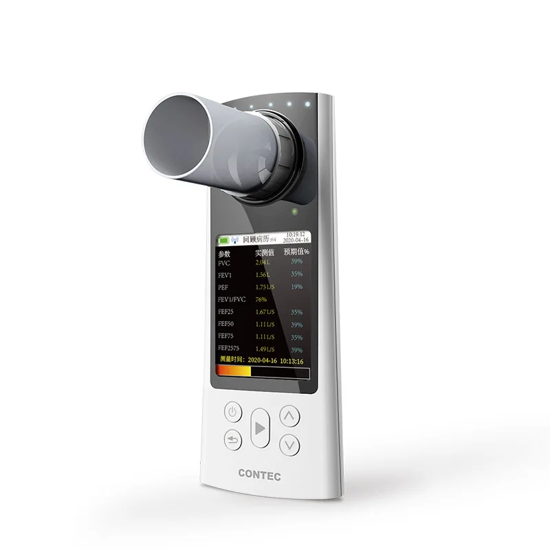 

Bluetooth цифровой спирометр Цвет Дисплей легких Функция дыхание легких Diagnost USB переносное медицинское устройство программное обеспечение SP80B
