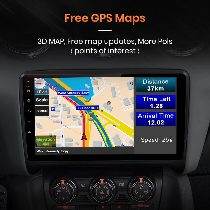 AWESAFE AI Voice 2 din Android Auto Radio for Audi TT MK2 8J 2006 - 2014 Car Multimedia GPS Track Carplay 2din dvd | Автомобили и