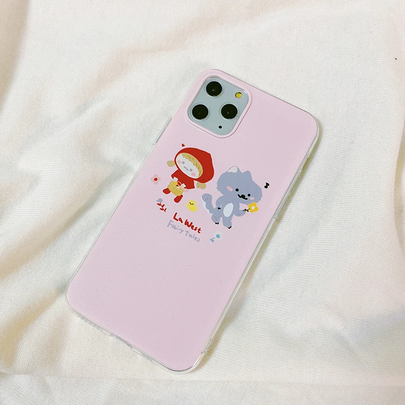 STARRY FOREST Маленькая красная шапочка сказочный чехол для iphone 11 pro max XS Xsmax XR 78p милый