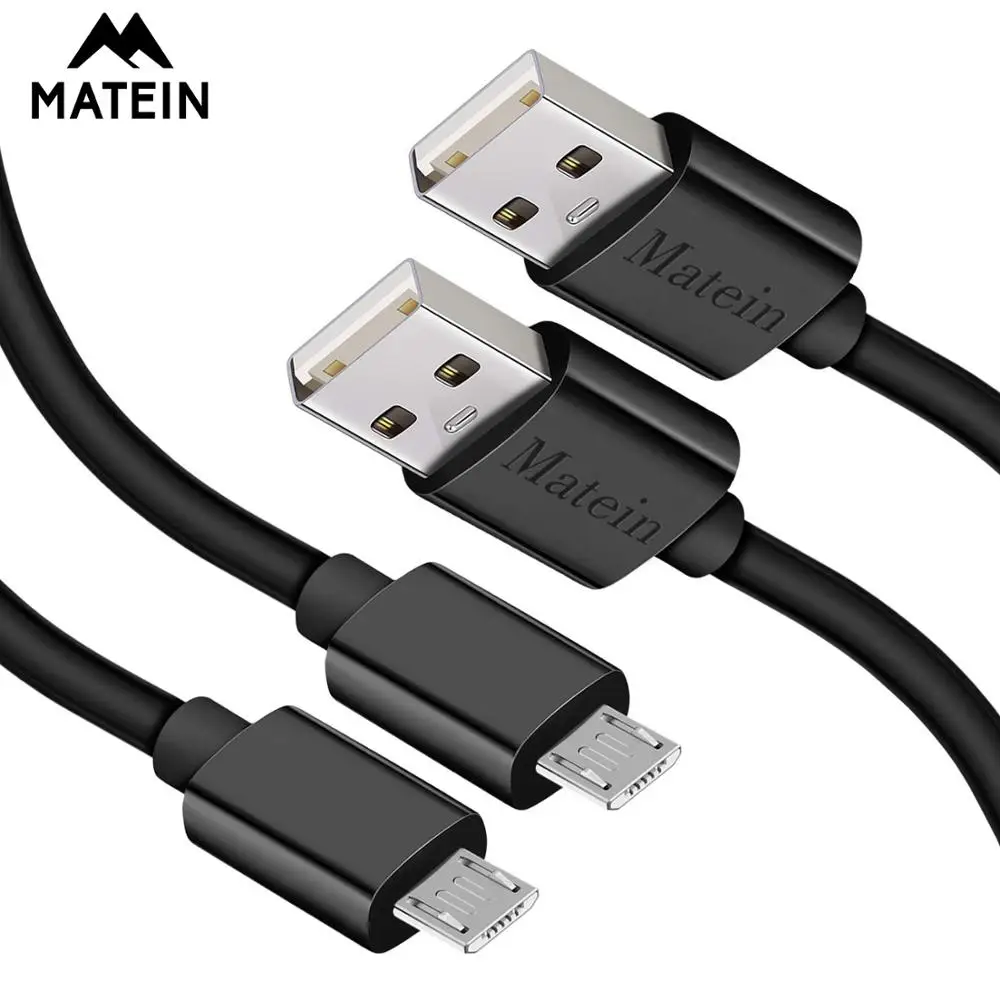 Matein 1 м 2 3 USB кабель Быстрая зарядка 2.4A micro android redmi note8pro P20 P30 для передачи данных galaxy