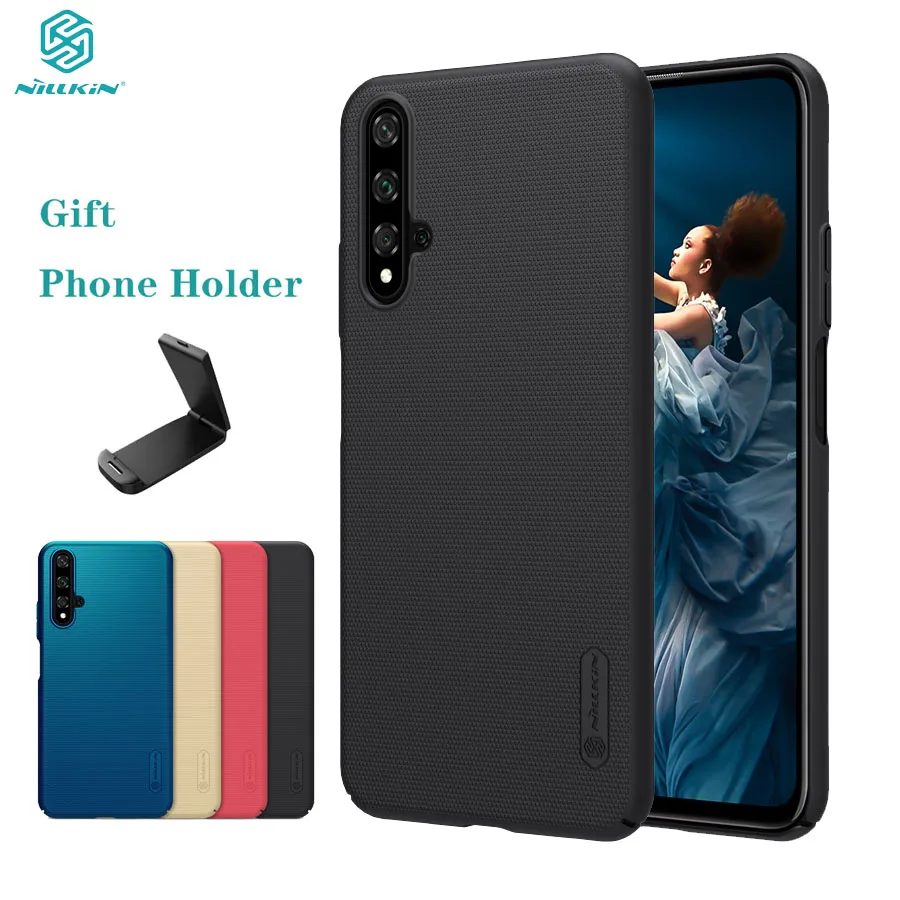 

For Huawei Honor 30S 30 20 Case Honor 30 Pro+ 20 Pro Cover Nillkin Frosted Shield Hard PC Back Cover Case For Huawei Nova 5T