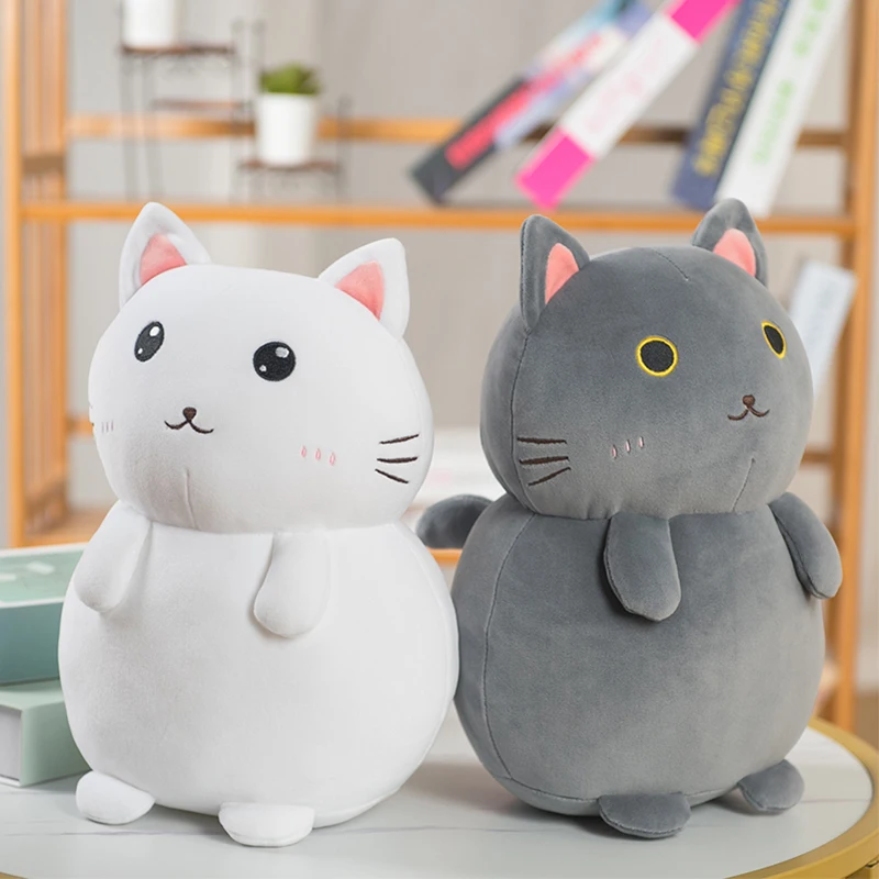 35cm Cute Anime Soft Stuffed Animal Cat Doll Kawaii Cartoon Kitty Appease Baby Plush Toys Lovely Kids Children Birthday Gift | Игрушки и