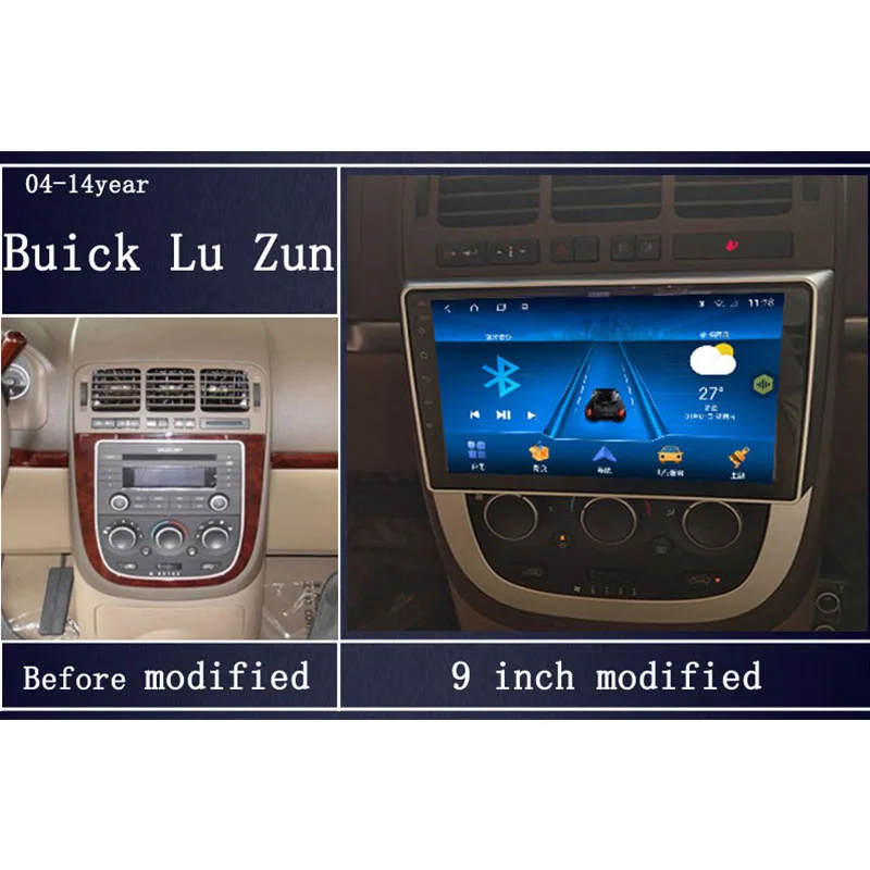9 дюймов Android 8 1 автомобиль аудио плеер для Buick GL8 Универсальный Авто Радио Стерео