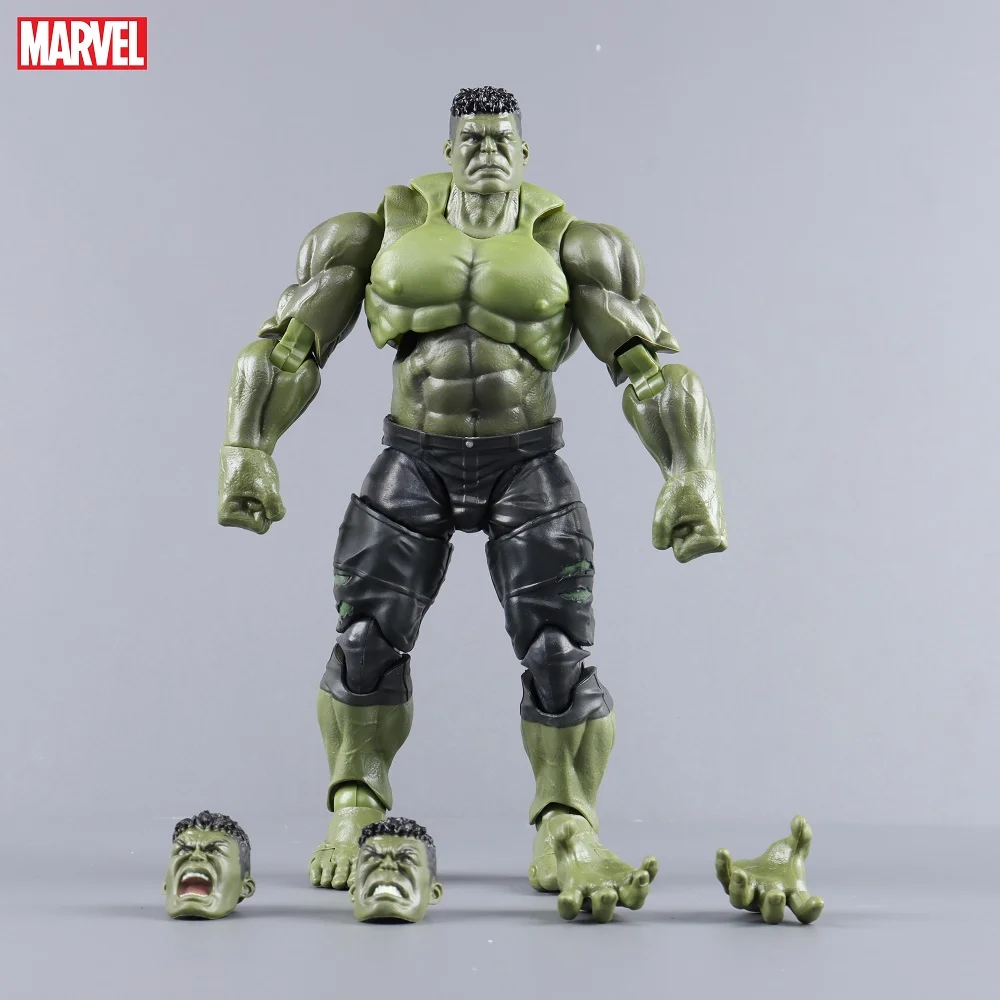 

Disney Movie Marvel Hulk Action Figure Model 7-inch Avengers Boxed Hulk Joint Movable Model Toy Collection Child Birthday Gift