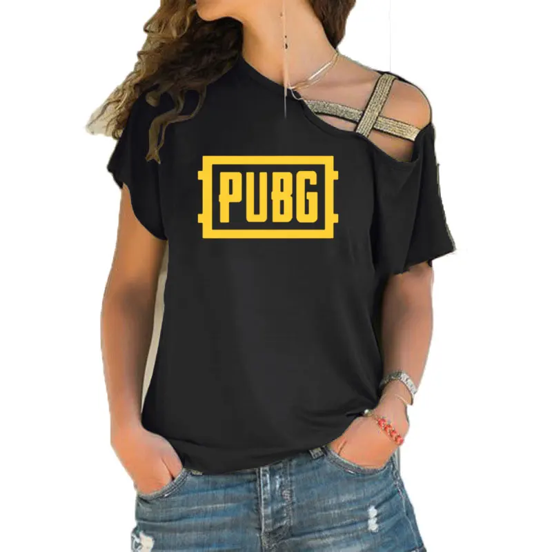 PUBG PLAYER UNKNOWN'S BATTLEGROUNDS футболка для женщин короткий рукав подарок фанатов игры