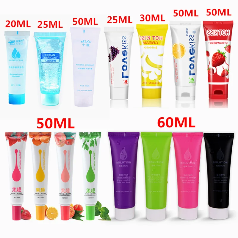 Интимная смазка с фруктовым вкусом анальная Вагина мужской член Водорастворимая