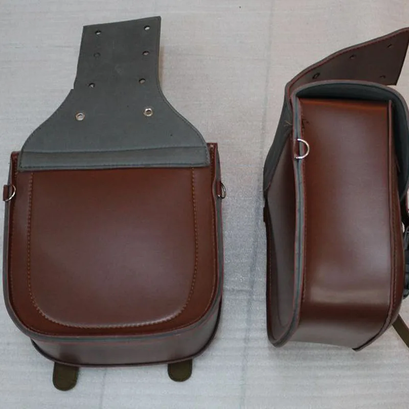 Универсальное седло для мотоцикла из искусственной кожи большая емкость Боковая