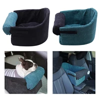 1pcs portable pet car booster seat breathable small dogs carrier carry cage stable dog car seat basket