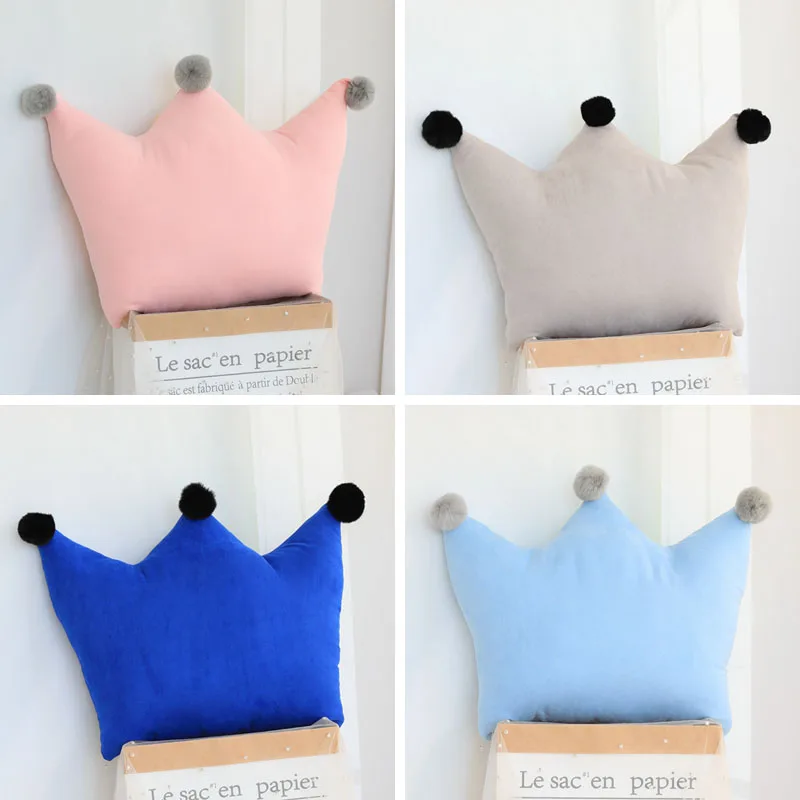 

Мягкие плюшевые игрушки, подушка 45 см, корона, поясничный диван, украшение для дома