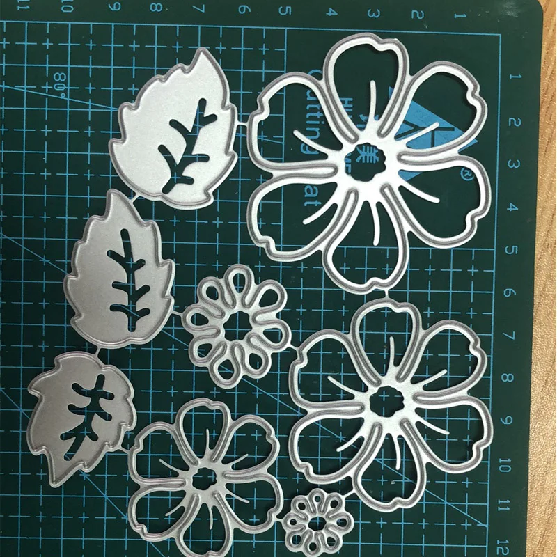 Металлические Вырубные штампы с изображением цветов и листьев различные