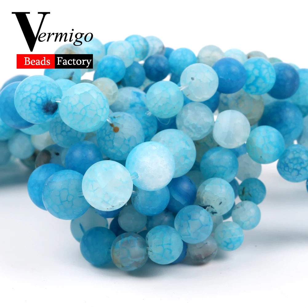 Бусины круглые &quotвены дракона&quot для изготовления ювелирных изделий 6/8/10 мм |