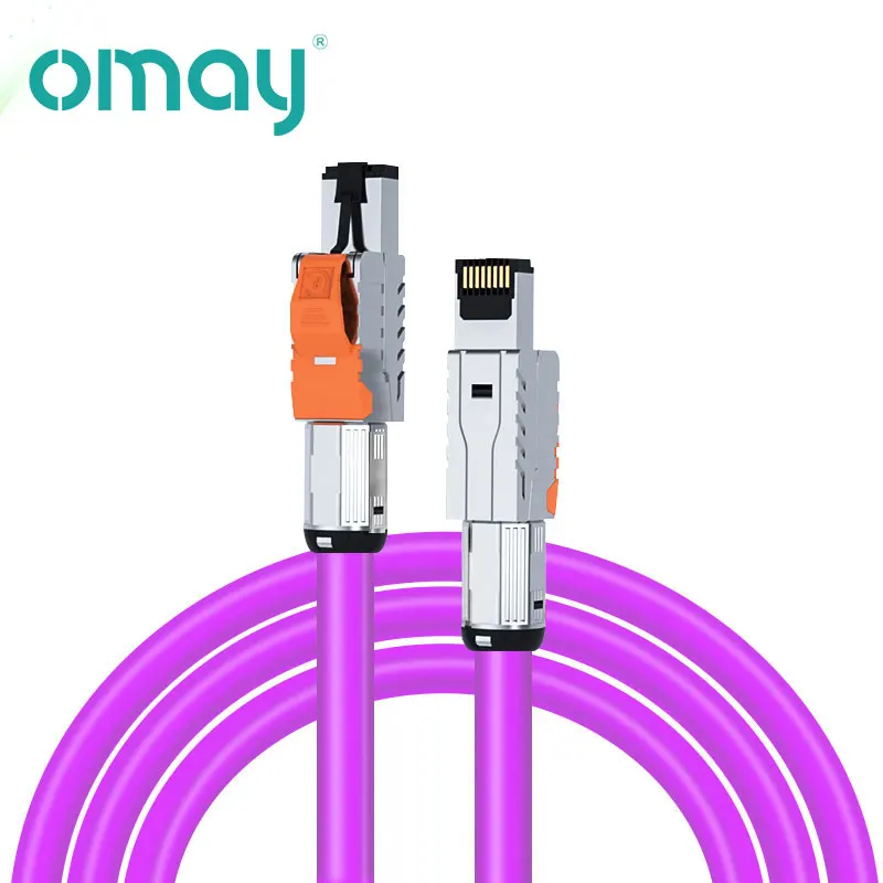 

Патч-Кабель Ethernet Cat8, 40 Гбит/с, высокоскоростной S/FTP 22AWG, экранированный твердый LAN-кабель 2000 МГц (2 ГГц) для маршрутизатора/игрового компьютера