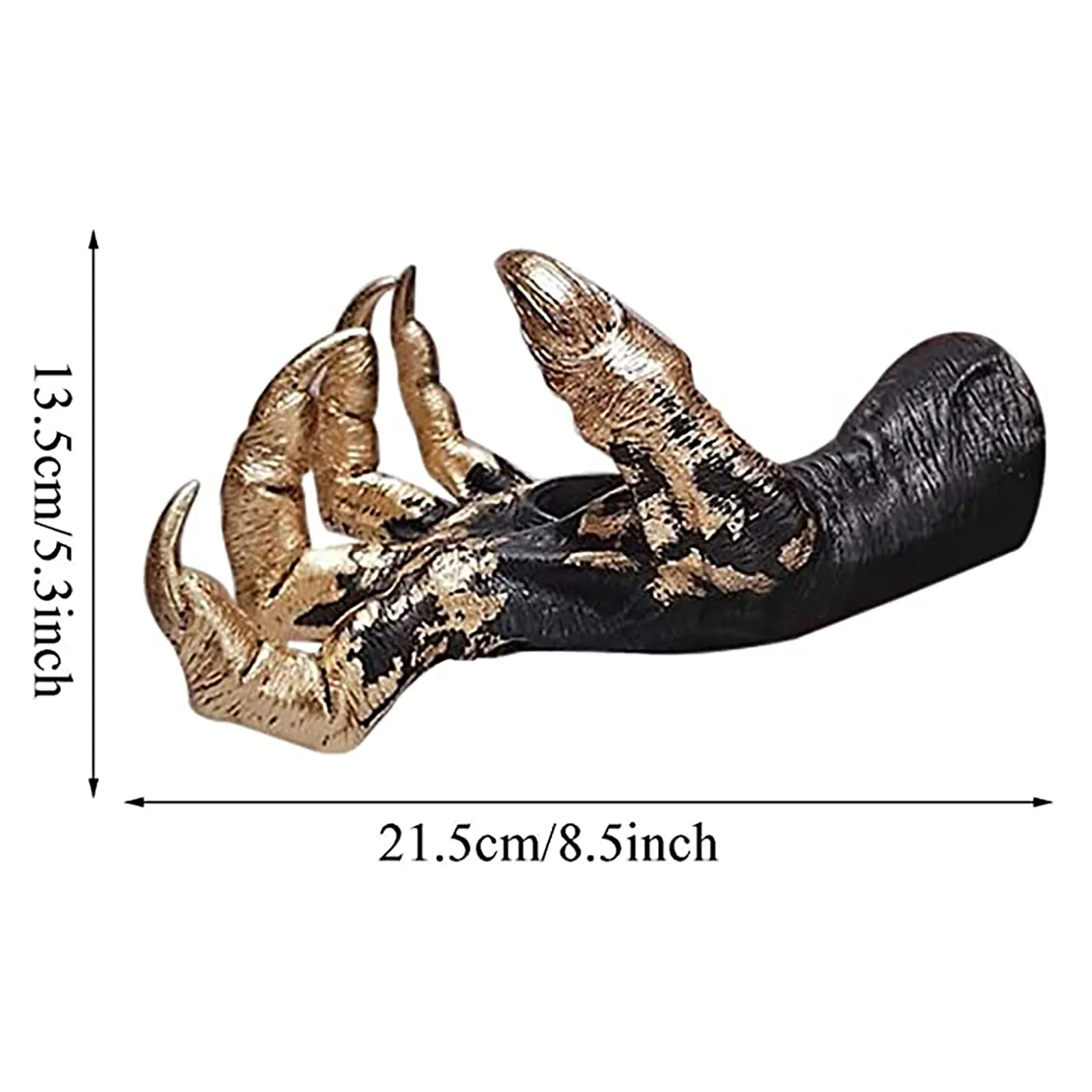 

40# Witch Hand Wall Hanging Aesthetic Art Sculpture Resin Pendants Garden Decoration Outdoor Statues Retro Wall Home Decor