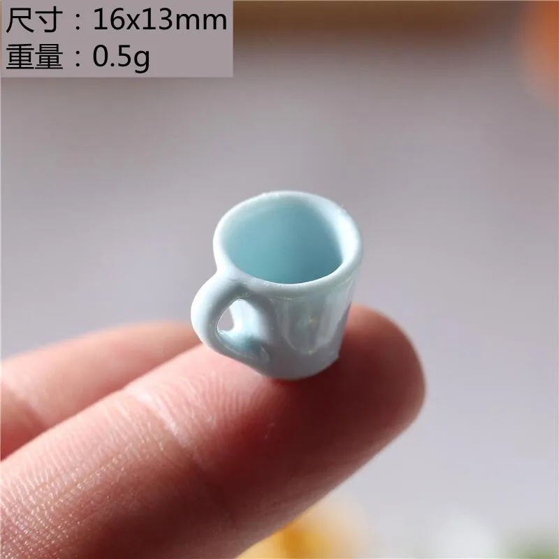 Миниатюрный Кукольный домик 4 шт./лот 1:12 мини-чашки для кукольного домика 1/6