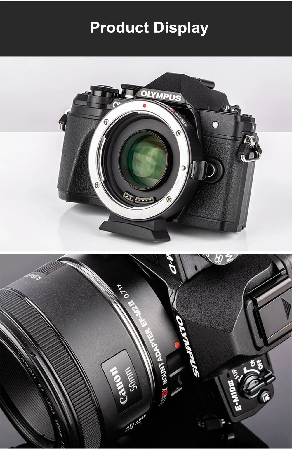 Viltrox EF-M2II усилитель скорости адаптер фокусный редуктор Автофокус 0.71x для Canon EF Крепление объектива к Panasonic Olympus M43 камера