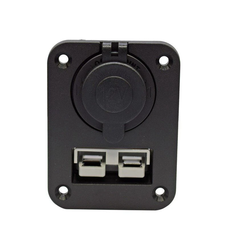 Anderson Plug C-Igarette Lighter Socket Charger Flush Mount Recessed Plate For Caravan Camper Boat Truck |