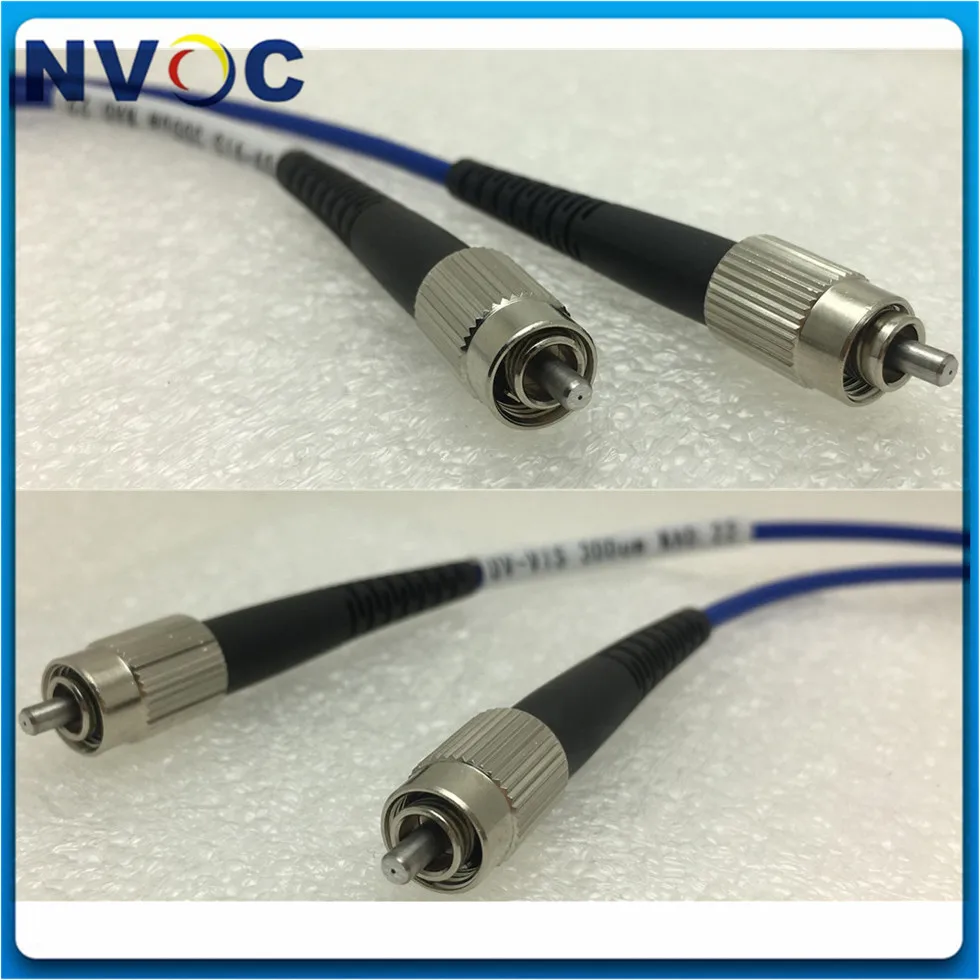 SMA-FC 2M армированный волоконно-оптический патч-корд SMA905 FC MM 50um100um 200um 400um 600um 0.22NA