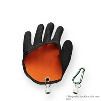 1pcs sports winter fishing glove single breathable leather glove neoprene pu fishing equipment