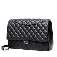 fashion trend hot sale large capacity one shoulder messenger bag luxury pu women laptop crossbody handbag