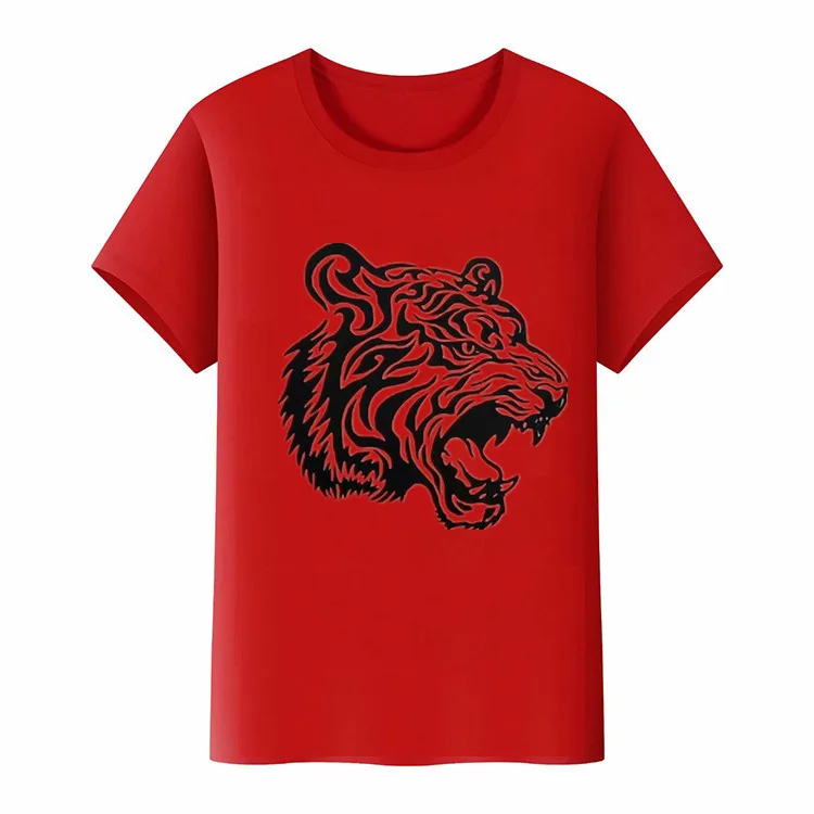 Детская Хлопковая разноцветная Светоотражающая летняя одежда с тигром новинка