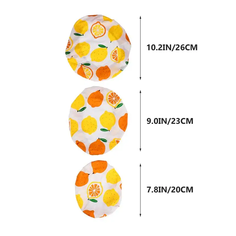 

3pcs Reusable Food Bowl Covers with Elastic Cotton Food Preservation Cloths