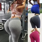 Бесшовные женские леггинсы для фитнеса и йоги с эффектом пуш-ап, леггинсы для фитнеса и тренировок с высокой талией, модные Лоскутные штаны с высокой талией и принтом