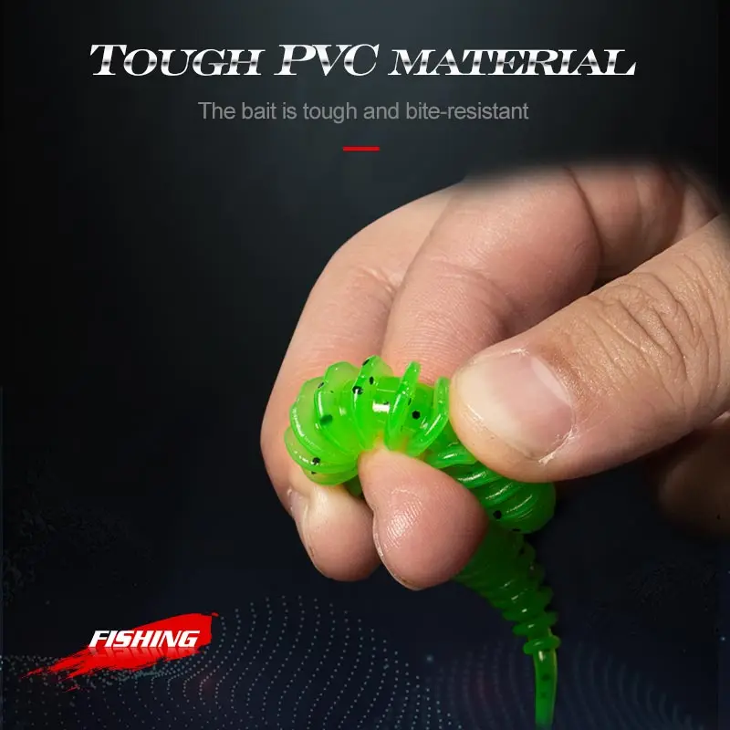 Мягкая рыболовная приманка HuntHouse маленькая спиральная с хвостом 110 мм 5 6 г шт./up.