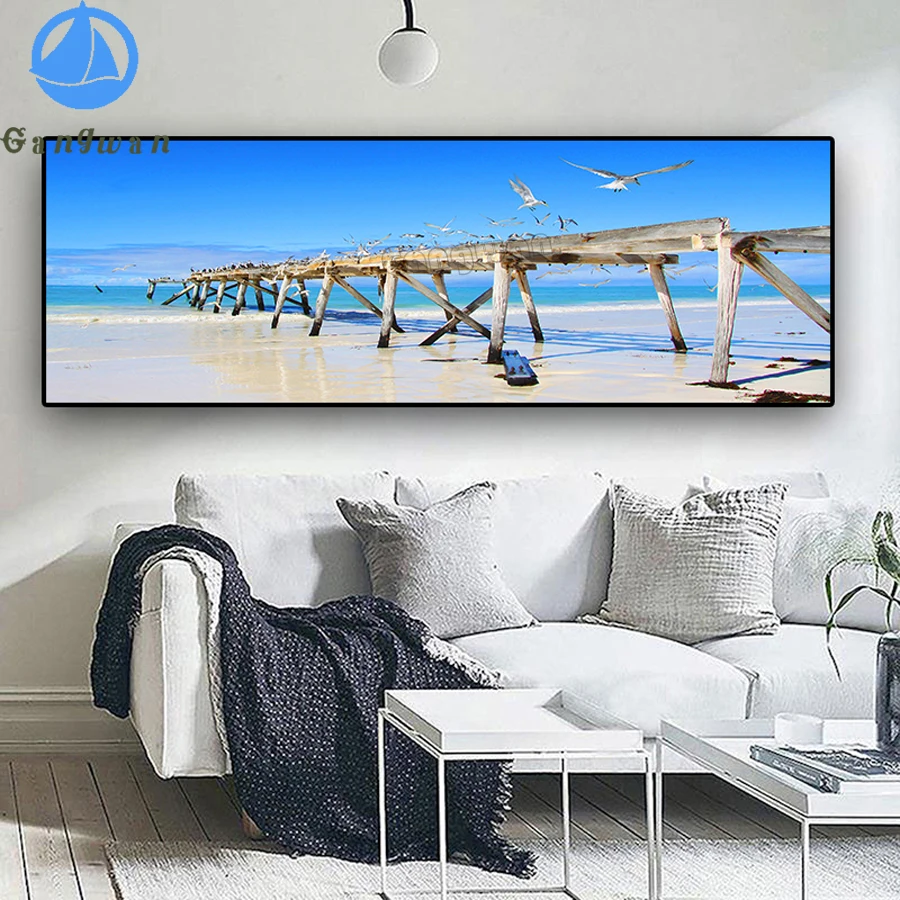 Природный океан морские волны Seabird 5D DIY Алмазная Картина Набор мозаика полная