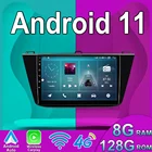 Автомобильная Мультимедийная система 8 + 128G, Android 11, для Volkswagen VW Tiguan 2 Mk 2016 - 2020