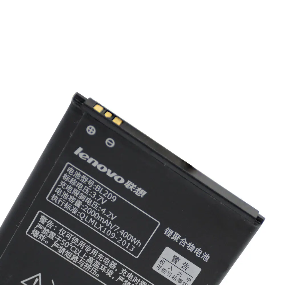 Оригинальный аккумулятор BL209 20 шт./лот для Lenovo A706 A788T A820E A760 A516 A378T A398T аккумуляторы