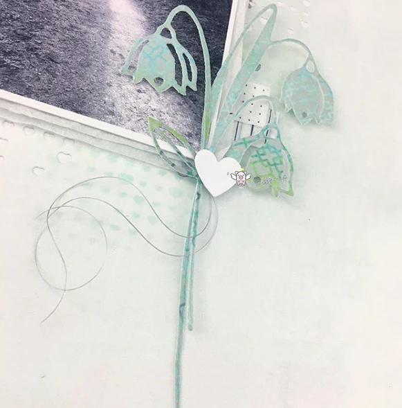 Металлические Вырубные штампы форма для вырезания новинка цветочное украшение