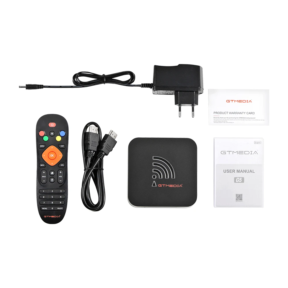 

GTMEDIA G5 Android TV Box 9.0 4GB 64GB Smart TV Box Media Player S905X2 USB 3.0 4K HDR Wifi 2.4GHz 5.8GHz BT4.1 Set Top Box