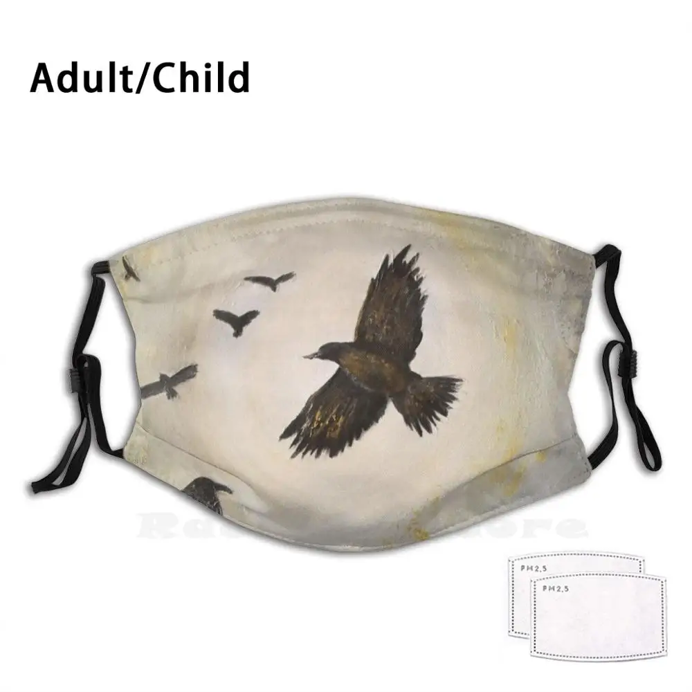 Маска для лица многоразовая с фильтром Pm2.955 присоединяйтесь к убийце|Мужские