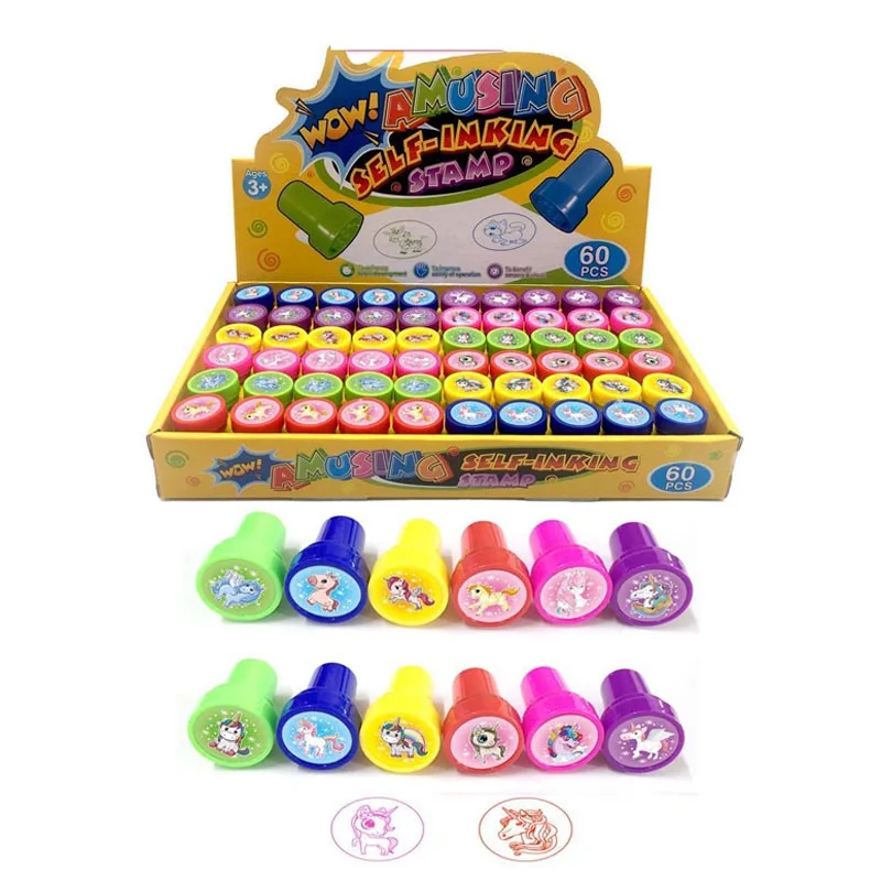 60 шт./лот детские игрушки с единорогом Детские вечерние подарки на день рождения