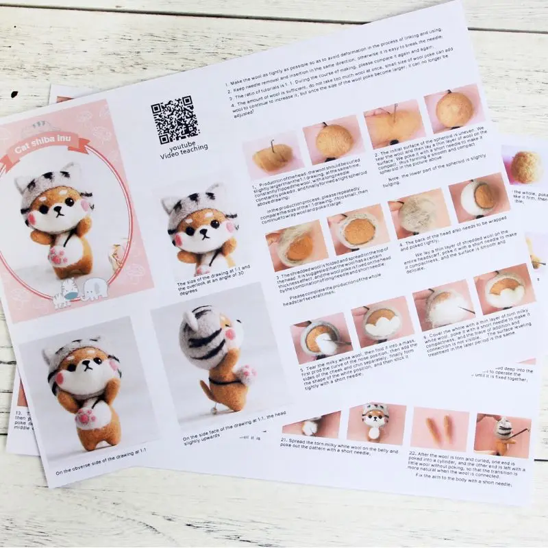 Новинка 2020 набор для рукоделия из шерсти и войлока рукоделия|Комплект рукоделия|