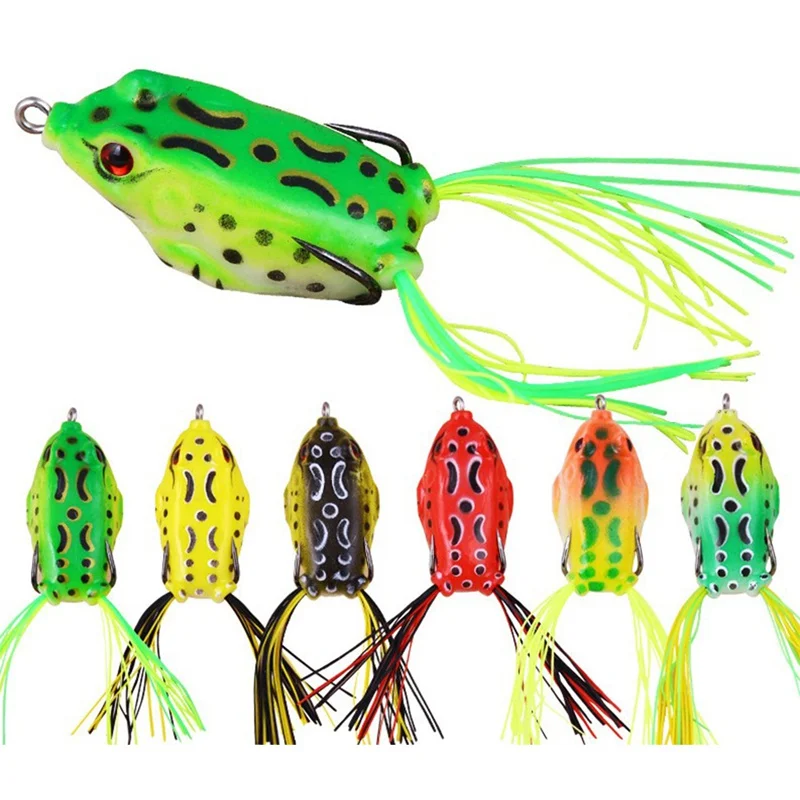 

1 шт. двойной пропеллер Лягушка Мягкий воблер приманки крючковый лов рыболовные приманки 6cm 12,6g искусственные воблера Minnow поплавок, рыболовн...