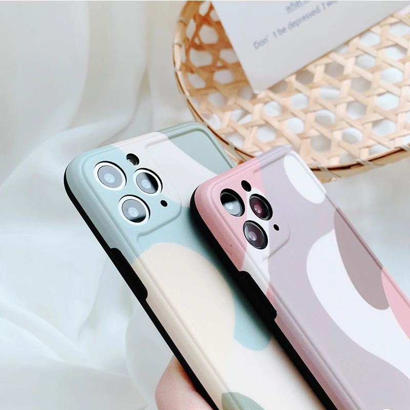 Простой цветной чехол для iPhone X Xs Xr XsMax 6 6s 7 8 plus 11promax мягкий из силикагеля |