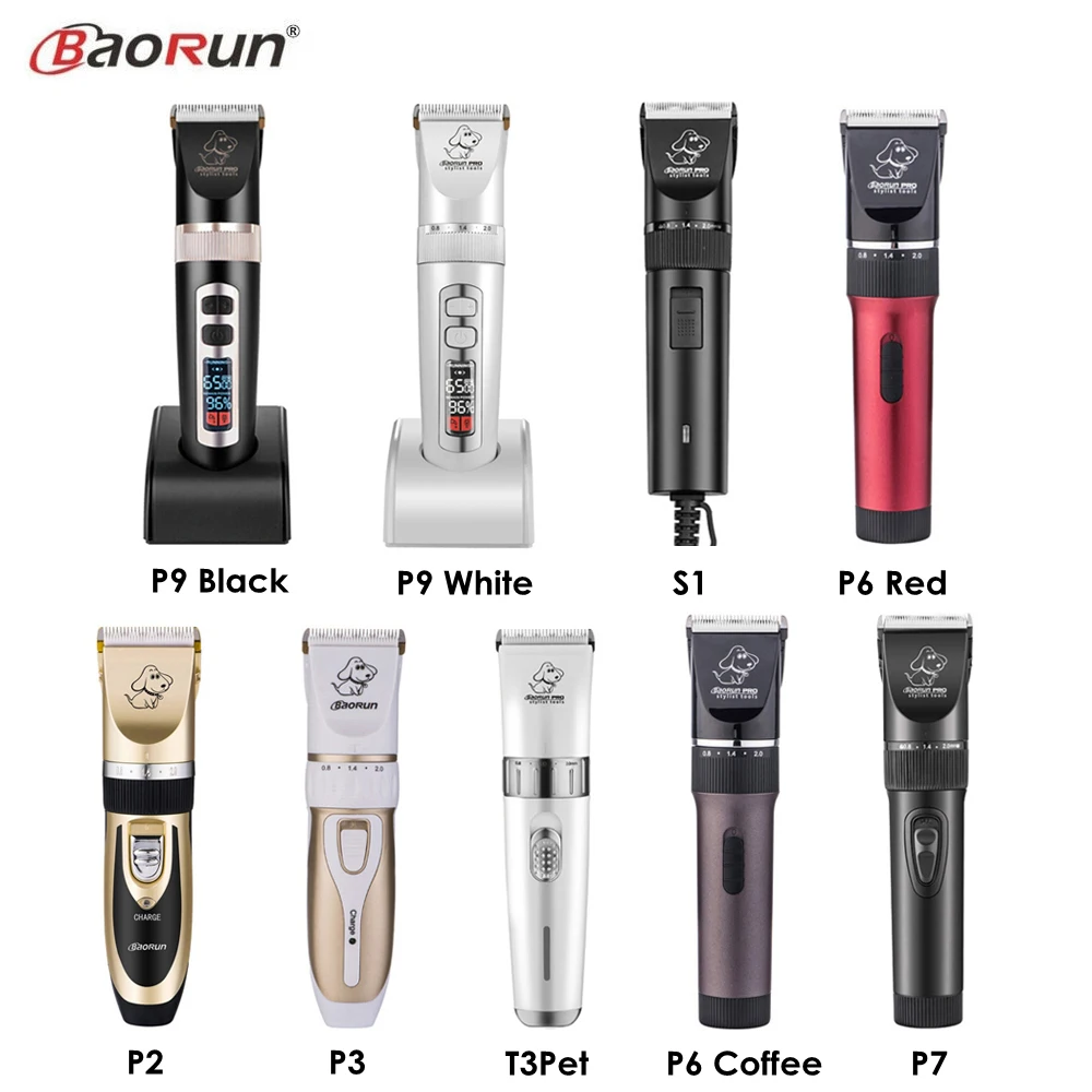 Машинка для стрижки домашних животных BaoRun P2 P3 P6 P9 S1 профессиональный триммер