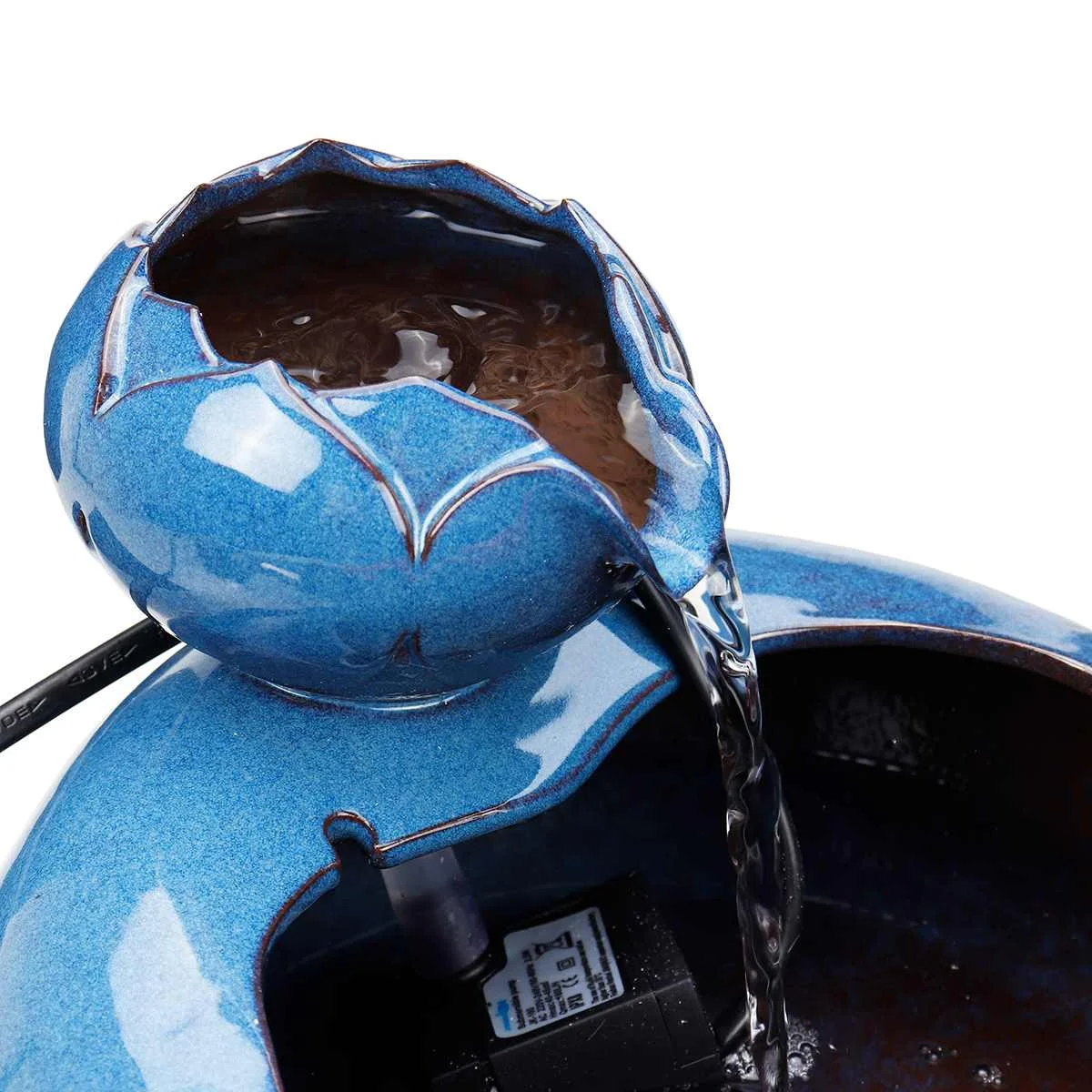 USB Электрический собачий Кот керамический 1.3L кошачий фонтан питомец поилка чаша автоматический цикл питьевой Диспенсер инструменты с водяным насосом