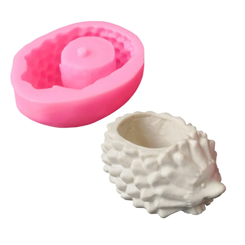 

Цветочный горшок с ежиком, силиконовая форма для брелоков, эпоксидная смола, полимерная глина, рукоделие, украшение «сделай сам», инструмен...