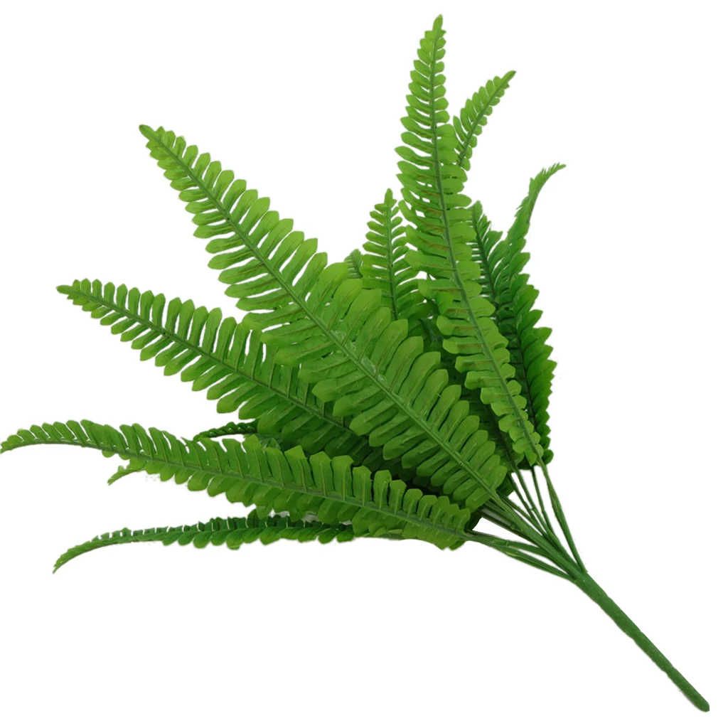 Искусственный длинный ствол Fern Leaf 58 см 1 ветка высокая искусственная зелень