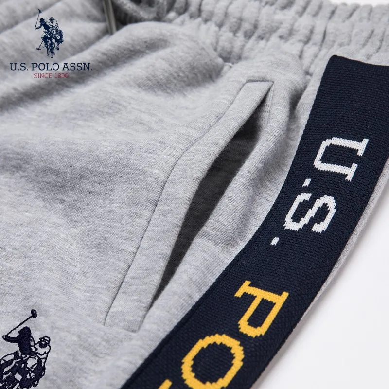 Мужские спортивные брюки с вышивкой U.s.polo Assn. Повседневные свободные модные