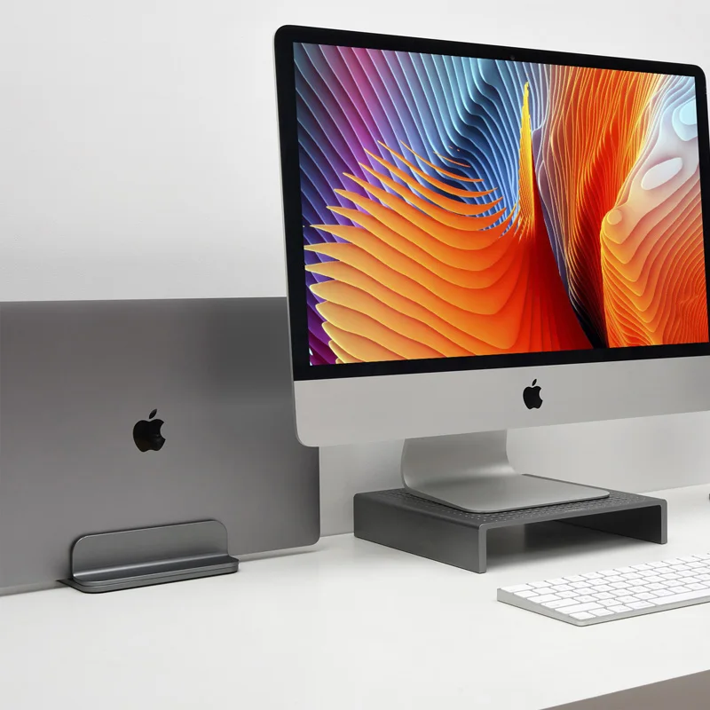 Вертикальная Регулируемая подставка для ноутбука охлаждающий Настольный