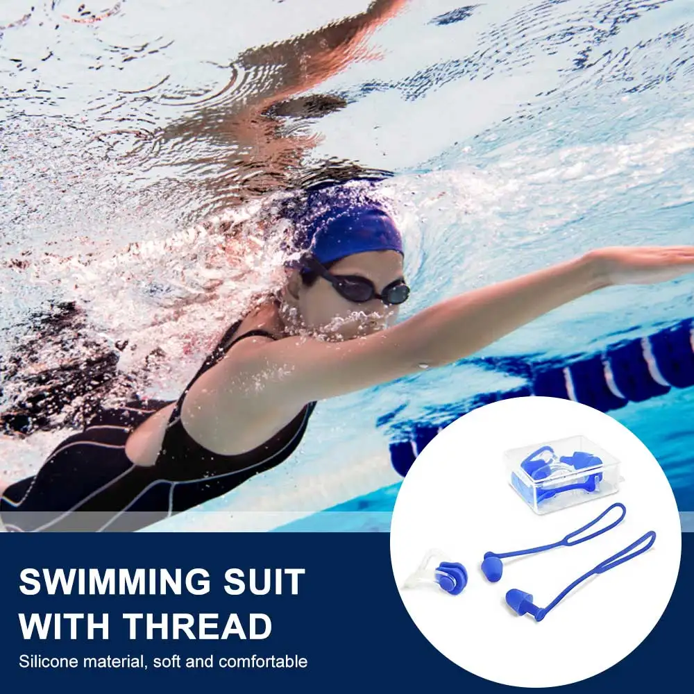 

Durable No-Skid Soft Silicone Steel Wire Nose Clip For Swimming Diving Water Sports Nose Clip 4 Color Swimming Accessories