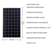 solar panel 24v 310w 2480w 3100w 3720w 4340w 5000w 5600w 6200w solar battery charger 220v 110v on off grid system home garden