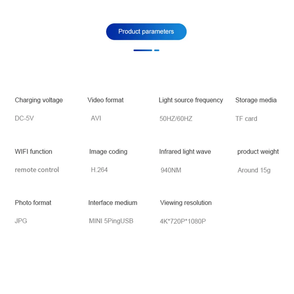 

1080P Wireless Mini WiFi Camera Home Security Camera Surveillance IR Night Vision Motion Detection Remote Baby Monitor IP Camera