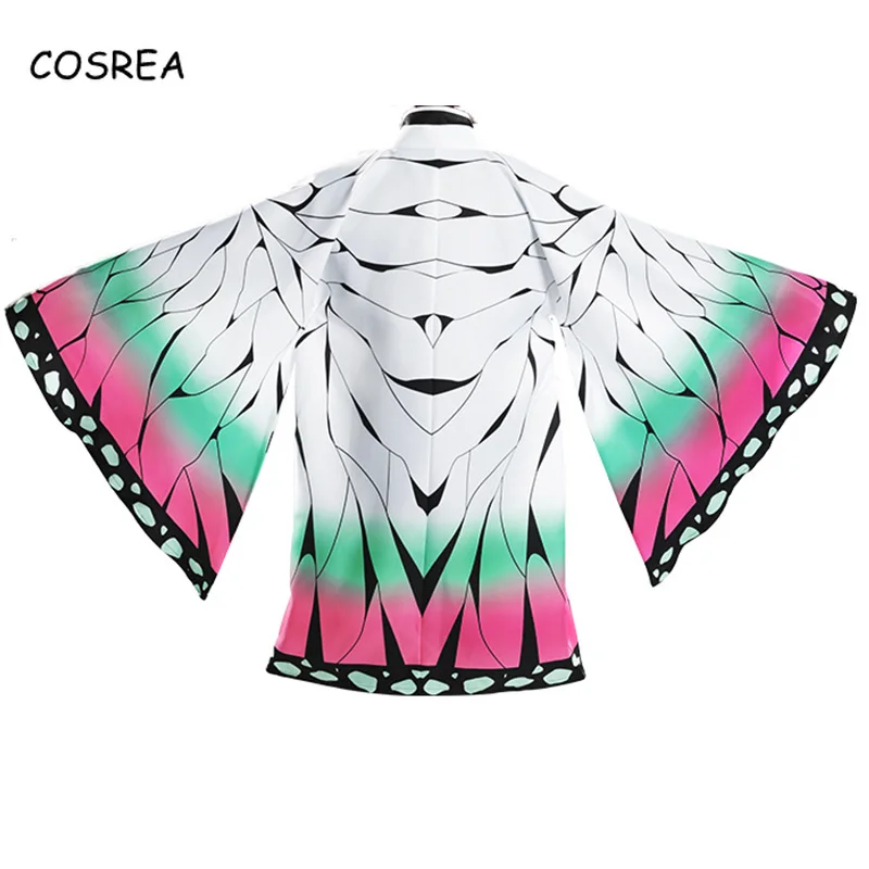 Кимоно для косплея камадо незуко из сериала рассекающий демонов костюм шинобу