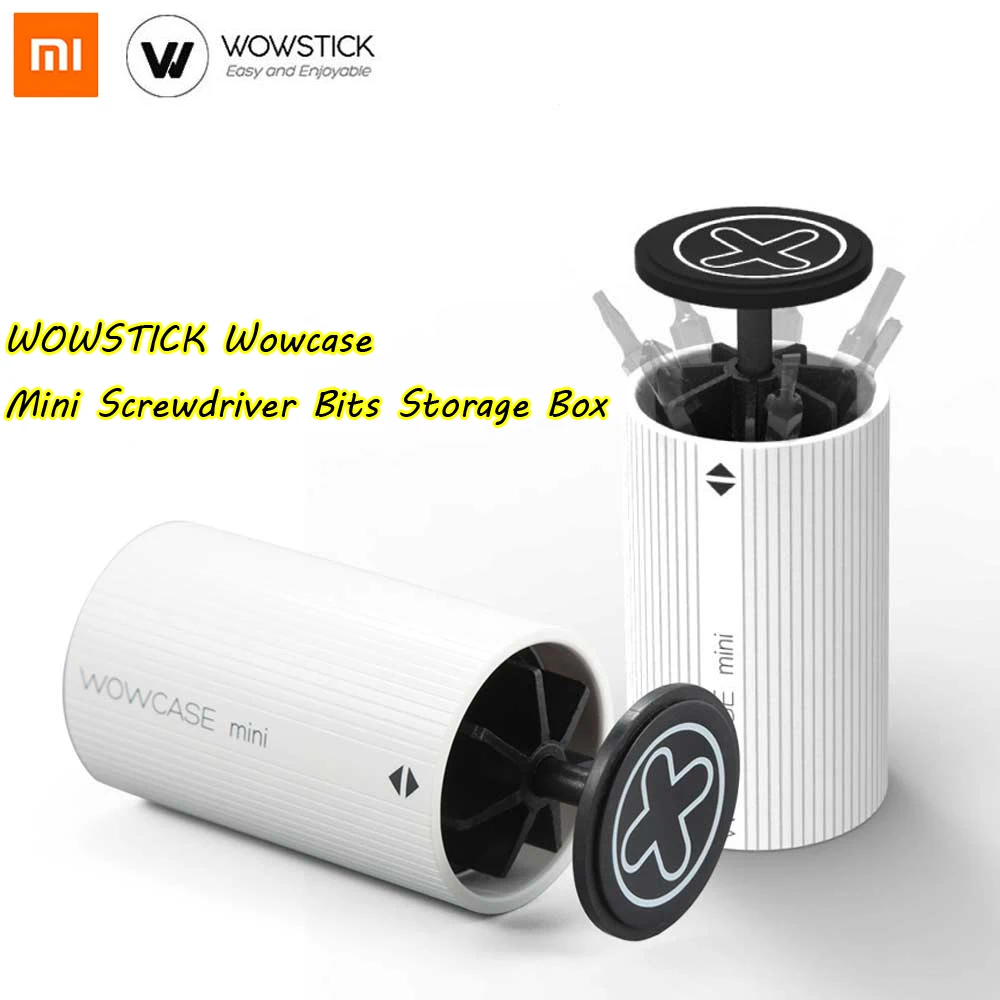 Xiaomi Wowstick Wowcase Mini Модернизированный 52 мм 7 шт. электрический шуруповерт сверло коробка для электрических отверток комплект