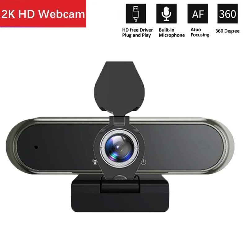 

Webcam 1080P HD USB Web Camera With Microphone Base 360 Rotation Web Cam For PC Computer Mac Laptop Desktop Live Broadcast Video
